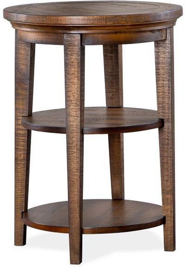 Magnussen Home® Bay Creek Toasted Nutmeg Accent End Table-0