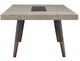 Magnussen Home® Ryker Coventry Gray Rectangular Dining Table with Black Glass Insert Center-3