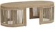 Signature Design by Ashley® Serena Shores Beige Wooden Outdoor Cocktail Table-0