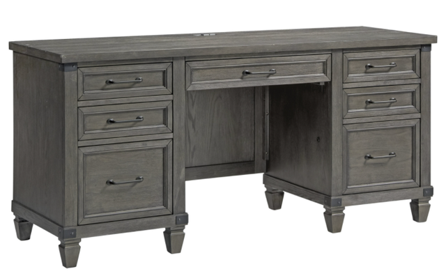 Intercon Foundry Brushed Pewter 66" Credenza-0