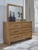 Signature Design by Ashley® Sherbana Light Brown Dresser and Mirror-4