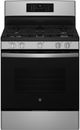GE® 30" Stainless Steel Freestanding Gas Convection Range with No Preheat Air Fry-0