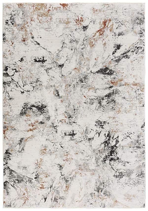 Rizzy Home Stratford Neutral/Gray/Red 5'x8' Rectangular Rug-0