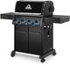 Broil King® Baron™ 490 4-Burner Black Freestanding Natural Gas Grill-3