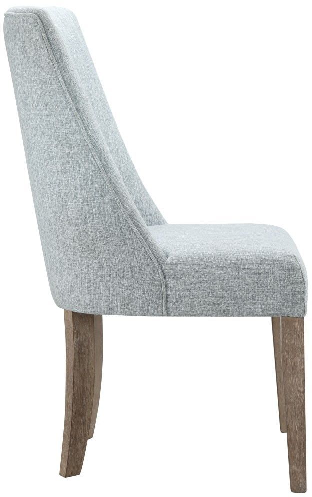 Olliix by Martha Stewart Light Blue Set of 2 Winfield Dining Chairs-2