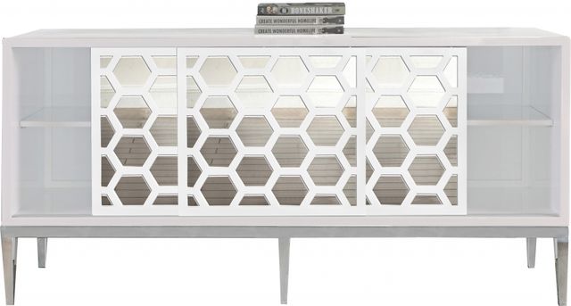 Meridian Furniture Zoey White Sideboard-0