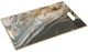 A & B Home Beige/Black Faux Marble Tray-0