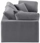 Meridian Furniture Comfy 2-Piece Gray Velvet Sofa -2