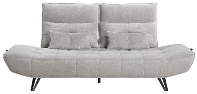 Homelegance® Quonsett Light Gray Sofa with Power Adjustable Seat Depth and Manual Adjustable Headrests-2