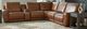 Liberty Furniture Blake 6-Piece Venetian Honey Leather Power Reclining Sectional Sofa Set-0
