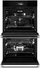Jennair® NOIR™ 30" Stainless Steel Double Electric Wall Oven with MultiMode® True Convection-4