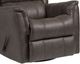 HomeStretch Venus Walnut Manual Swivel Glider Recliner-2