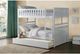 Homelegance® Galen White Full/Full Youth Bunk Bed with Twin Trundle -1