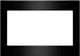 Amana® 27" Black Built In Microwave Trim Kit-0