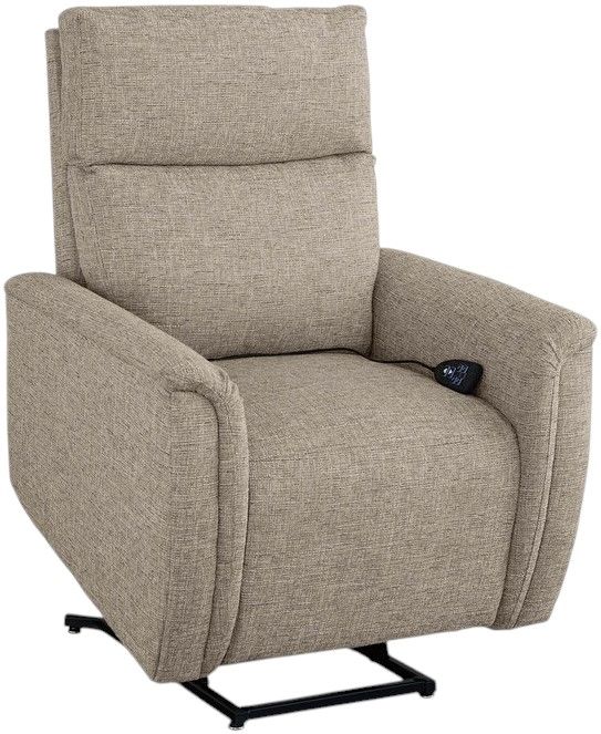 Bassett® Furniture Customizable Harris Pad Arm Lay Flat Swivel Power Lift Recliner-4