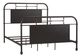 Liberty Furniture Vintage Distressed Black King Metal Rod Bed-0