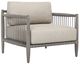 Uttermost® Borneo Dark Gray/Dove Wooden Outdoor Lounge Chair-0