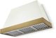 AGA Euclid 48" White Wall Mounted Range Hood with Antique Brass Trim-0