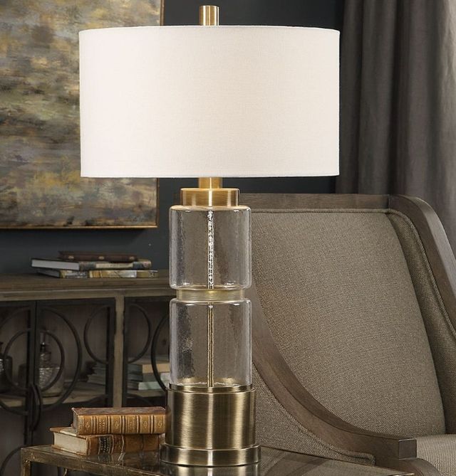 Uttermost® Vaiga Brass Table Lamp-1