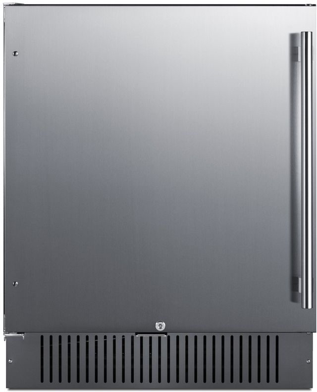 Summit® 27" 5 Cu. Ft. Stainless Steel Under The Counter Refrigerator-0