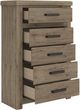 Signature Design by Ashley® Oliandon Light Brown 5-Drawer Chest-4