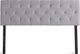 Weekender™ Hansen Stone Queen Upholstered Headboard-0