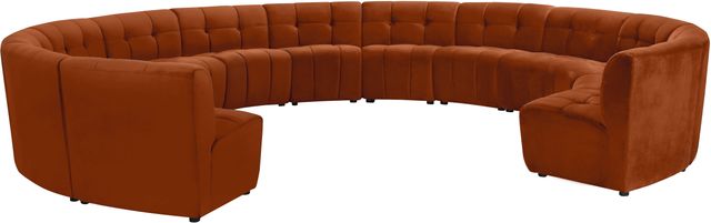Meridian Furniture Limitless 13-Piece Cognac Modular Sectional-2