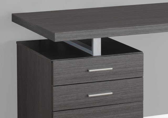 Monarch Specialties Inc. Oak Grey 48" Computer Desk-3