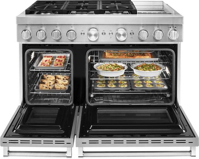 KitchenAid® 48" Stainless Steel Pro Style Dual Fuel Range-2