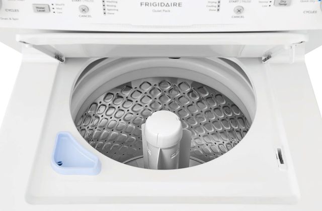 Frigidaire® 3.9 Cu. Ft. Washer, 5.5 Cu. Ft. Dryer White Stack Laundry-5