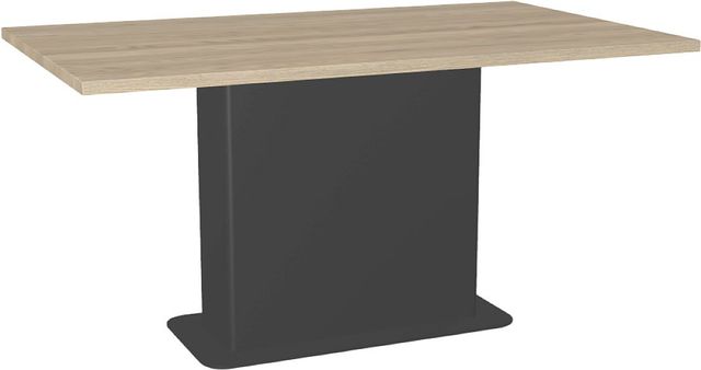 Amisco Customizable Lucarelli 60" Rectangular Dining Table with 1" Solid Ash Top-0