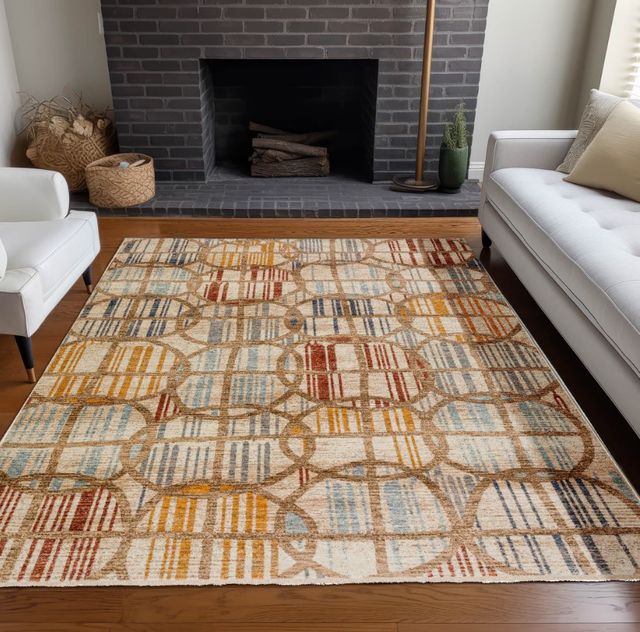 Dalyn™ Rug Company Neola Khaki 5'x8' Style 2 Area Rug-4