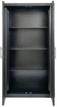 Nest Home Collections Reed Ebony Black Tall Cabinet-4