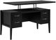Coaster® Graham Black Double Pedestal Lift Top Computer Desk-1