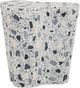 TOV Furniture Slab Black/White 18" Concrete Indoor/Outdoor Side Table-0
