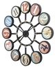 YHD Multi-Colored Wall Clock-2