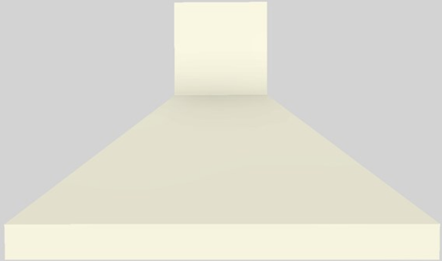 Vent-A-Hood® 48" Biscuit Euro-Style Wall Mounted Range Hood-0
