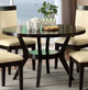 Furniture of America® Downtown Espresso Round Dining Table-0