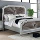 Furniture of America® Aalok Silver/Warm Gray Eastern King Panel Bed-0