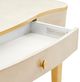 Michael Amini® La Terrazza Silver Mist Console Table with Champagne Base-4