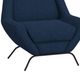 International Furniture Direct Tyne Navy Blue Accent Chair-3