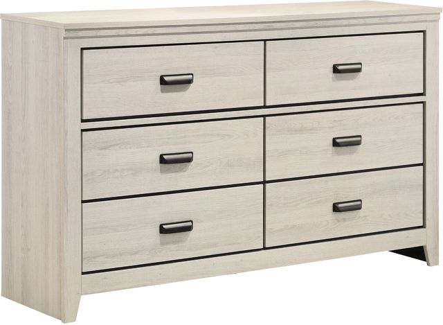 Crown Mark Carter White Dresser-0