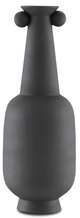 Currey & Company Happy 40 Stem Textured Black Vase-0
