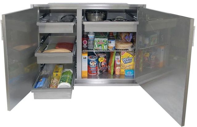 Alfresco™ 42" Stainless Steel Sealed Dry Low Profile Pantries-1