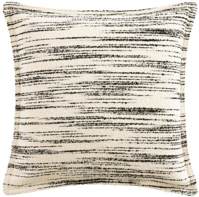 HiEnd Accents Cosmo Black/Ivory Throw Pillow-0