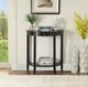 ACME Furniture Justino II Black Console Table-1