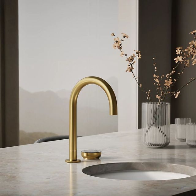 KOHLER® Aquifer® Matte Black 4-in-1 Short Arc Beverage Faucet-1