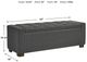 Signature Design by Ashley® Cortwell Gray Storage Bench-2