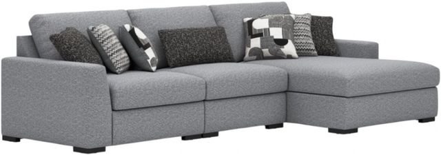 Benchcraft® Bealton 3-Piece Pepper/Salt Right-Arm Facing Sectional and Chaise-0