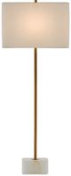 Currey & Company Felix Antique Brass/Off-White Table Lamp-2